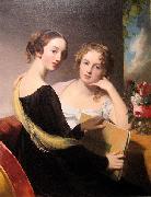 Thomas Sully Portrait of the Misses Mary and Emily McEuen France oil painting artist